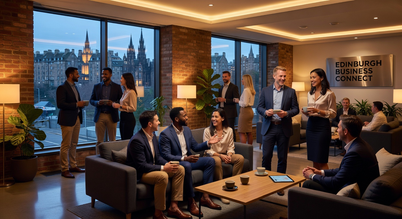 UK professionals networking Edinburgh